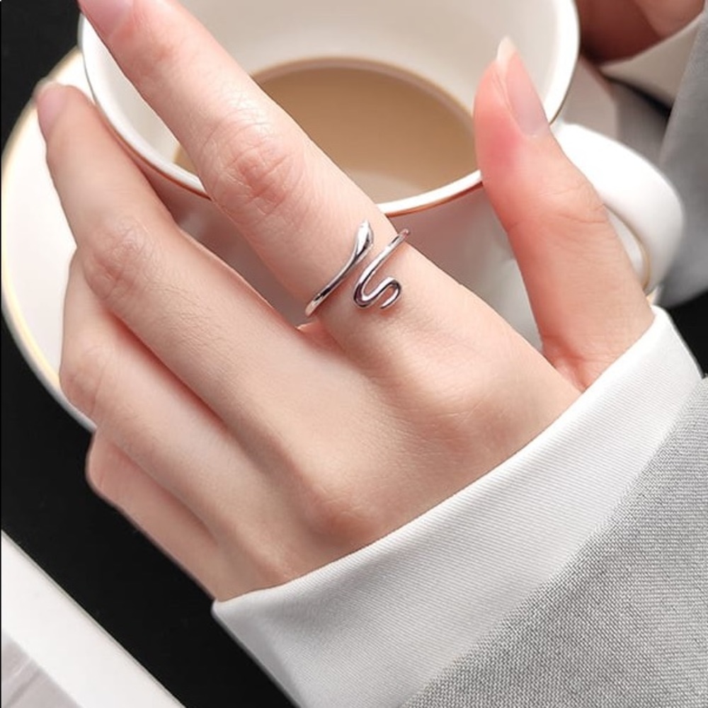 925 Sterling Silver Snake Ring